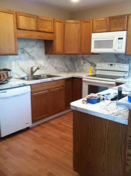 Susan Used Formica 180fx Calacatta Marble For Both Her New Kitchen