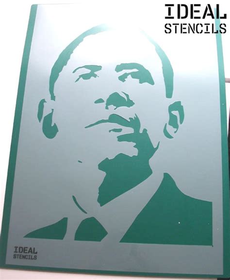 barack obama stencil home decor art craft paint walls etsy uk