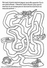 Labyrinthe Coloriages Ludique Laberintos Jeux Labyrinths Colorear Educativo Voiture Ah Chezcolombes Maternelle Labyrinth Enfants sketch template