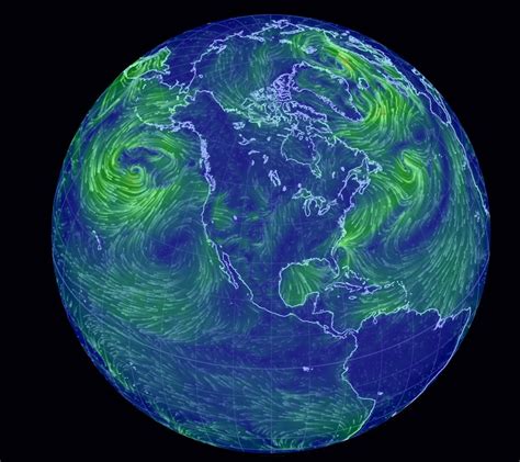 real time global wind  ocean current map western lens