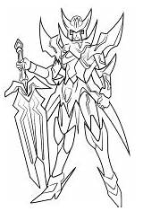 Vanguard Cardfight Coloring Pages sketch template