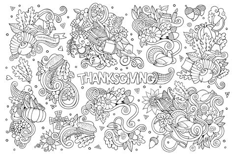 thanksgiving coloring page printable