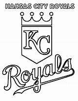 Coloring Royals Pages Kansas Baseball Logo City Mlb Chiefs Kc Tampa League Bay Major Mets Printable Color Mariners Drawing Team sketch template