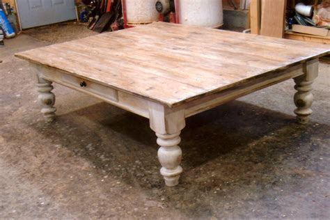 extra large rustic coffee tables