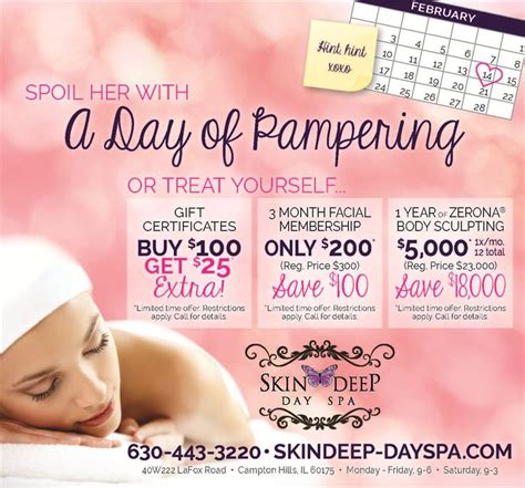 skin deep day spa  day  pampering effective marketing strategies