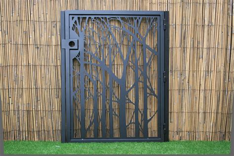 buy hand crafted decorative forest steel gate nature metal art steel wall panel garden