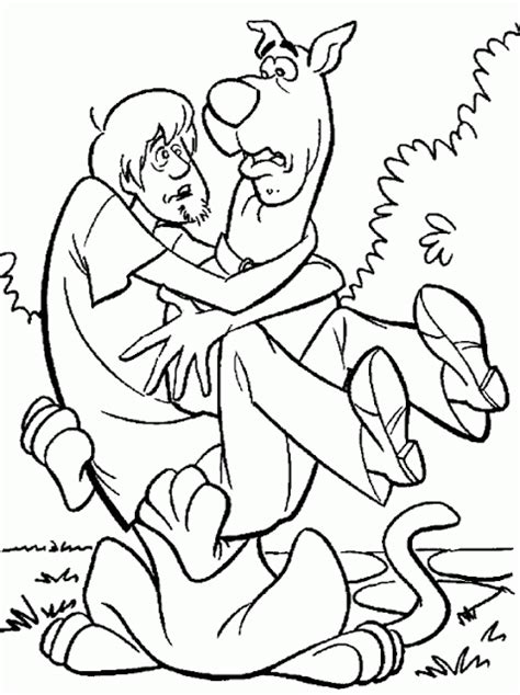 kids page printable scooby doo coloring pages