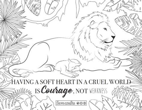 lamb  lion coloring page favecraftscom