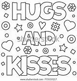 Vector Coloring Illustration Blackberry Jelly Kisses Hugs Shutterstock Portfolio sketch template
