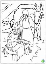 Dinokids Nativity sketch template