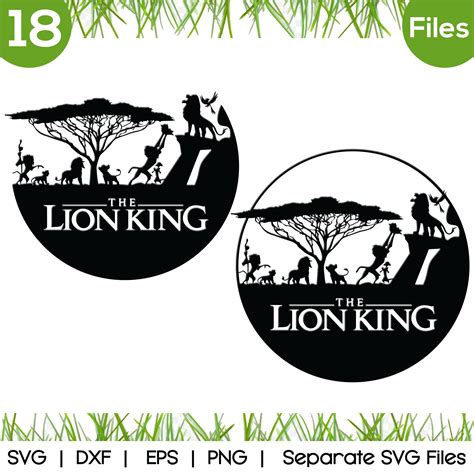 lion king simba svg cut files vector svg format