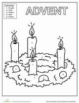 Advent Activities Coloring Worksheets Candles Pages Kids Christmas Catholic Printable Worksheet Candle Ccd Crafts Sheets Wreath Sunday Color Kindergarten School sketch template