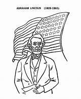 Lincoln Abraham Coloring War Civil Pages Drawing Sheets Presidents Activity American Cartoon Print Kids President America Memorial Printables Getdrawings Go sketch template