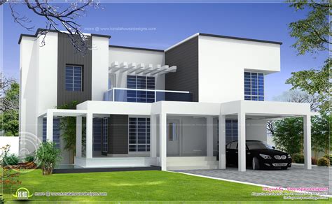 vastu based box type modern home design home kerala plans