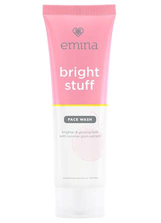 emina bright stuff face wash