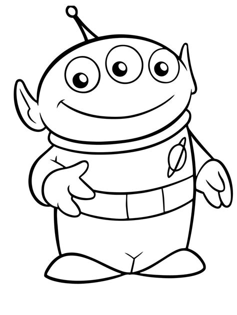toy story aliens coloring pages  coloring pages  kids