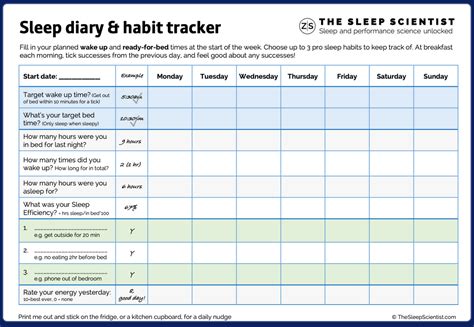 sleep diary  transform  sleep habits