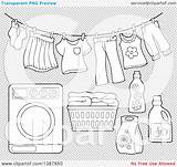 Laundry Detergent Drying sketch template