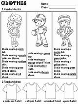 Clothes Worksheet sketch template