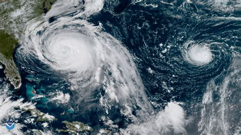 hurricanes maria and lee in the atlantic ocean noaa national