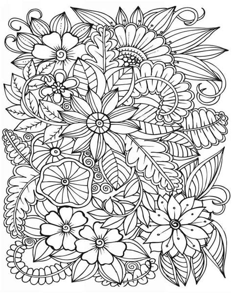 stress relief printable coloring pages