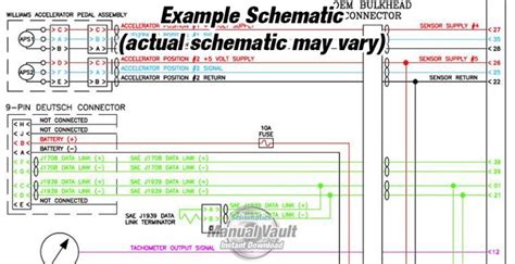 cummins signature isx cm engine wiring diagram  schematics vault