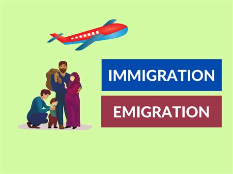 difference  immigration  emigration diferr