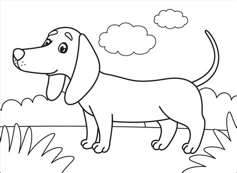 dog coloring pages coloring pages  kids  adults