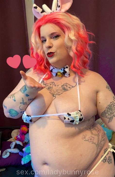 Ladybunnyrose Sending You A Big Kiss Chubby Lingerie Tattoos