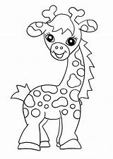 Colorare Giraffa Pianetabambini Disegno Disegnare Singolarmente sketch template