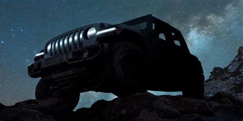 jeep wrangler ev concept teased   march debut car magazine