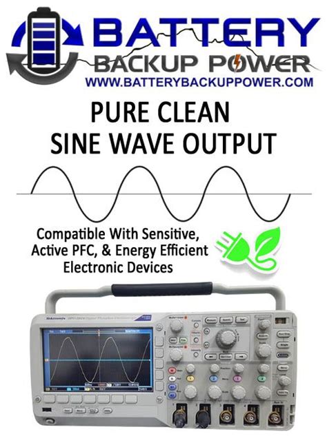 pure clean sine wave output sine wave power outage battery backup electronic devices energy