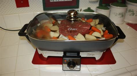 making  pot roast   electric skillet skillet meals electric