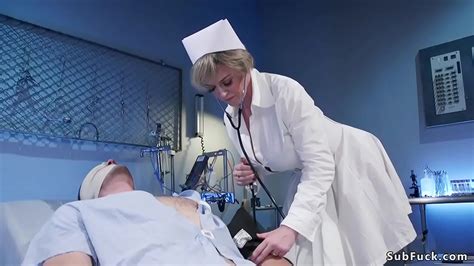 Huge Tits Blonde Milf Nurse Dee Williams Dominates Male Patient Jonah