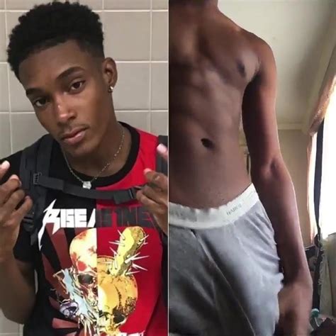 black twink shows off his long cut dick for web 52 gay