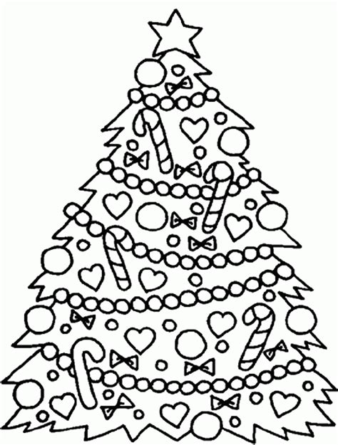 coloring pages  christmas trees coloring home