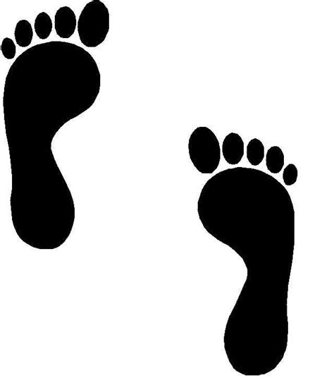footprint pattern printable clipart