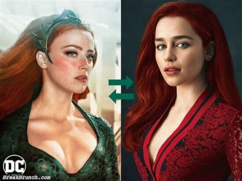We Want Emilia Clarke To Replace Amber Heard In Aquaman 2 Breakbrunch