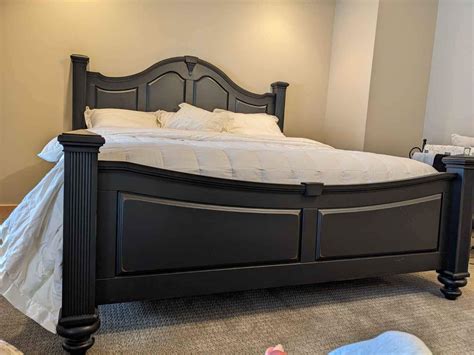 king size solid wood bed frame beds bed frames leamington