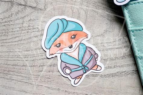 foxys spa die cuts  care foxy embellishments stationery wonderland