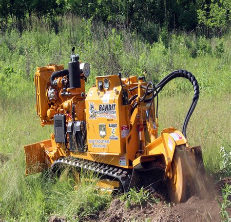 propelled stump grinder  safety option concrete construction