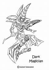 Dark Magician Coloring Pages Yu Gi Oh Color Exodia Colouring Dragon Eyes Red Print Hellokids Kids Forbidden Online Printable Getcolorings sketch template