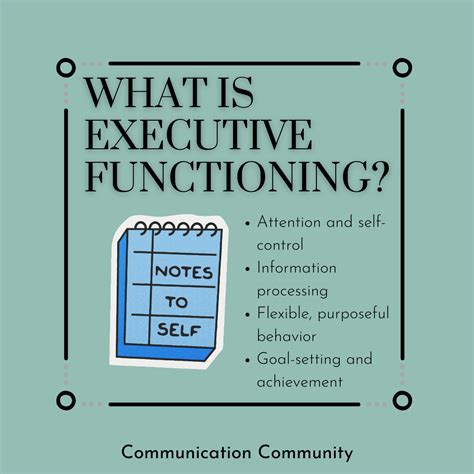 executive functioning     important