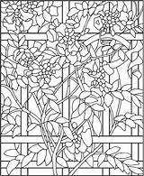 Coloring Pages Dover Tiffany Creative Haven Stained Glass Book Adult Flower Publications Sheets Mandala Adults Patterns Doverpublications Welcome Designs Windows sketch template