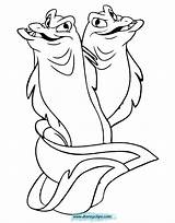 Ursula Jetsam Flotsam Colorir Triton King Flounder Getdrawings Sisters Sereia Pequena Tritão Amordepapeis sketch template