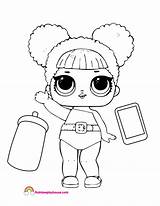 Lol Coloring Doll Pages Colouring Queen Bee Printable Dolls Getcolorings Getdrawings Color Result sketch template