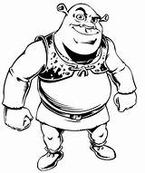Shrek Coloring Pages Printable Coloringpages1001 Colouring sketch template