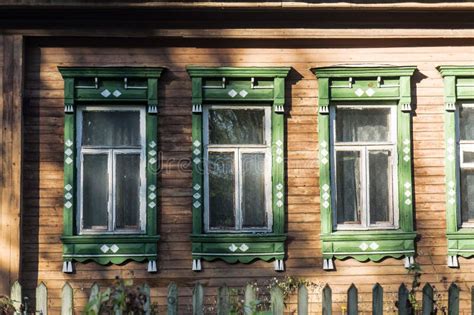 wooden windows    wooden house stock photo image  rustic ancient