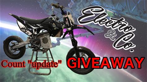electric pit bike update  giveaway   youtube