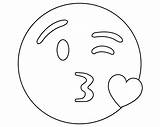 Emoji Coloring Pages Heart Printable Colouring Sheets Kids Print Eye Choose Board Birthday Visit sketch template